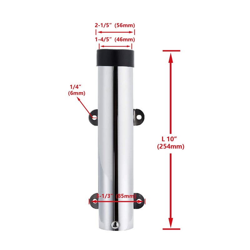 Manifish Marine Boat Stainless Steel Fishing Rod Holders, Boat Marine Fishing Stainless Steel, Side Boat Pole Holders Kayak Saltwater Freshwater (Side Mounted) - Image 2
